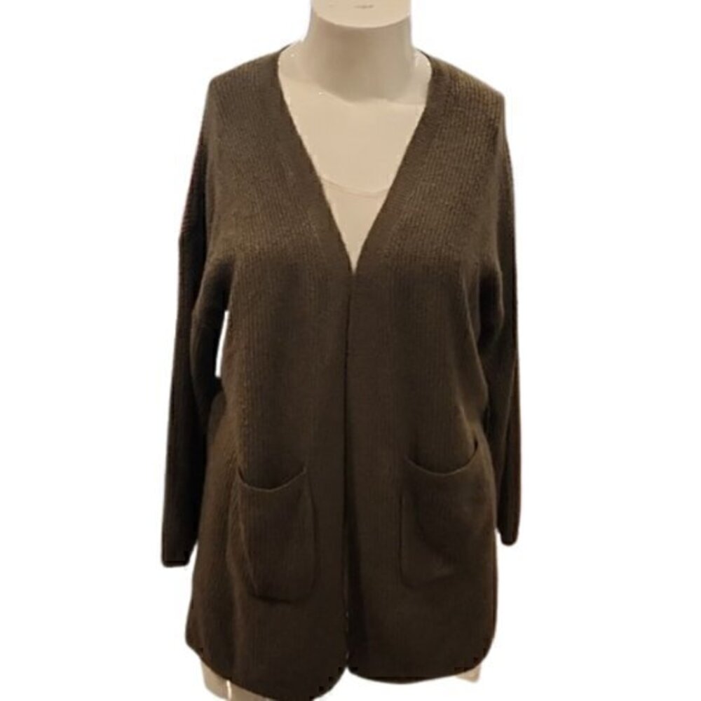 [American Eagle] Green Open Duster Cardigan - Size XS